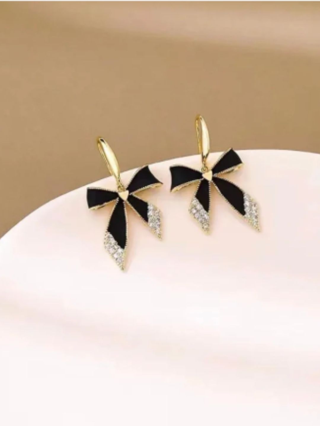SHIMMER BOW EARRINGS