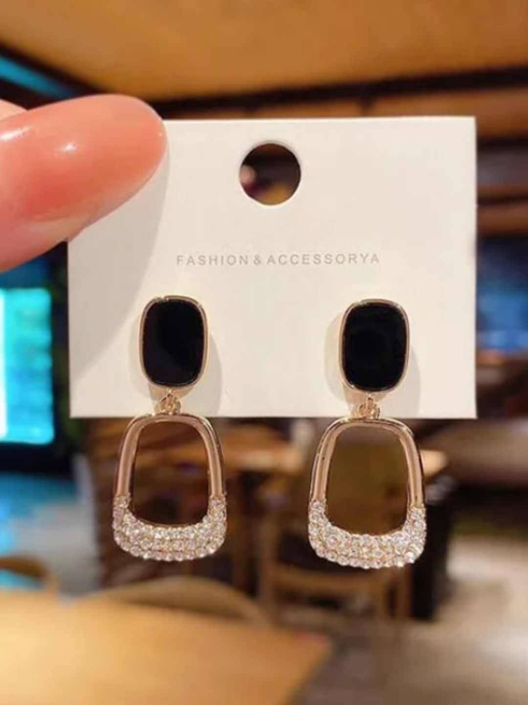 BLING STATEMENT EARRINGS