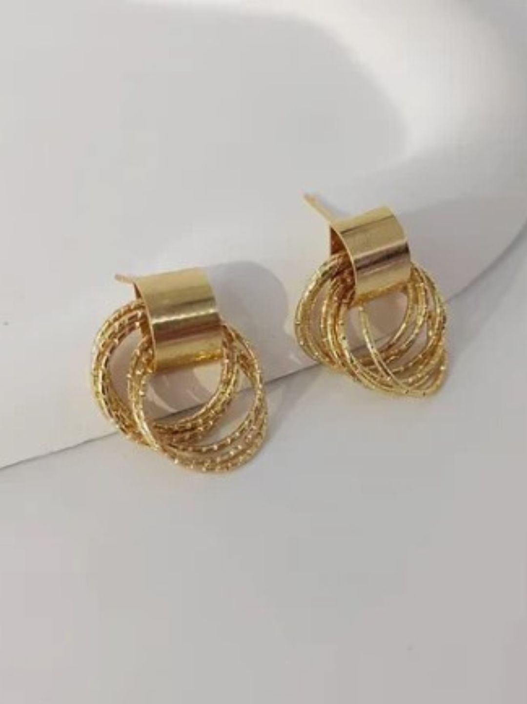 BLING CIRCULAR RING EARRINGS