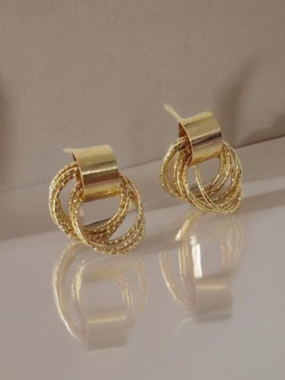 BLING CIRCULAR RING EARRINGS