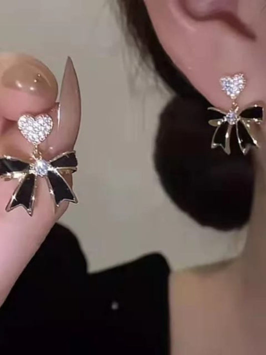 BLING BOW EARRINGS