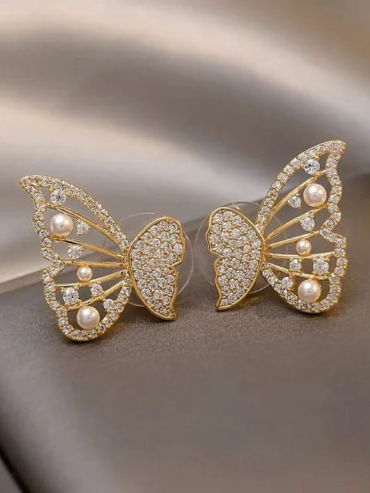 BLINGY BUTTERFLY EARRINGS