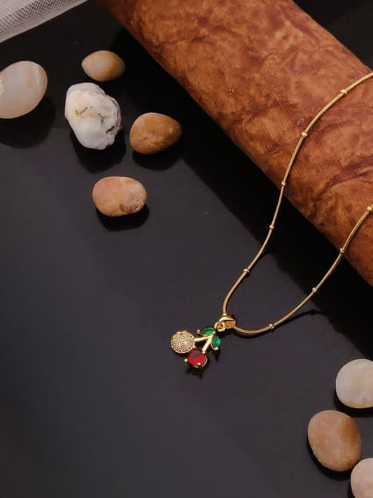 CHERRY BLOOM CRYSTAL NECKLACE