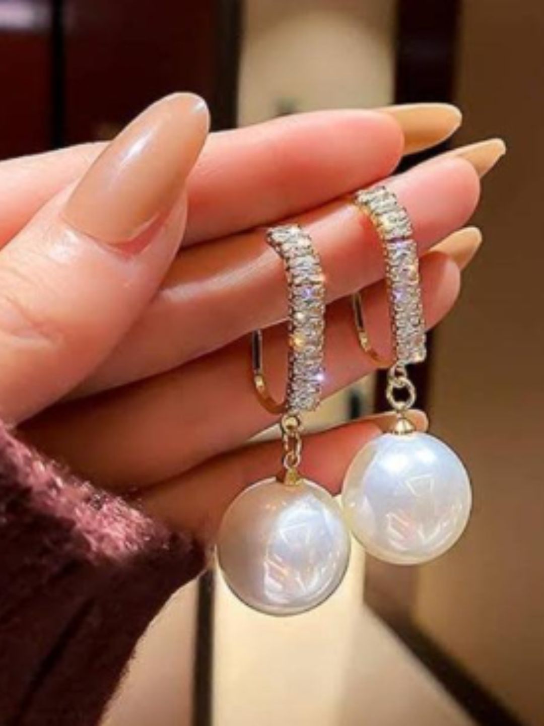 PEARLFECT DROP EARRINGS